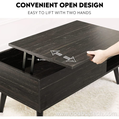 Lift Top Coffee Table with Hidden Compartment